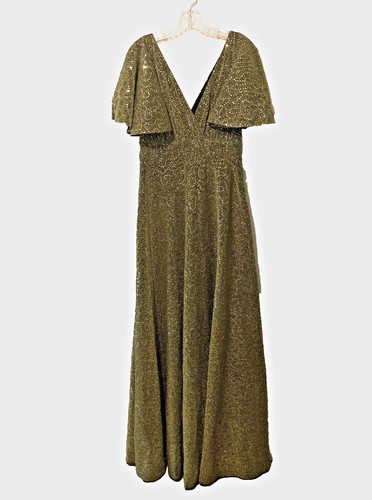 Quiz gold glitter sequin - quiz,
