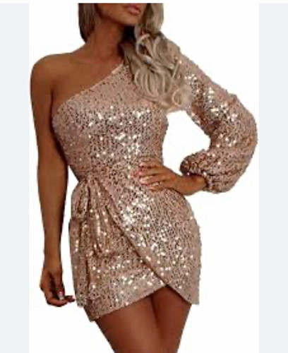 Cbr gold sequin one - one, shoulder