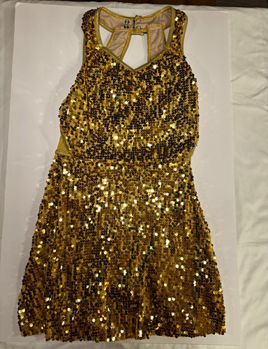 Balera gold sequin dance - gold,