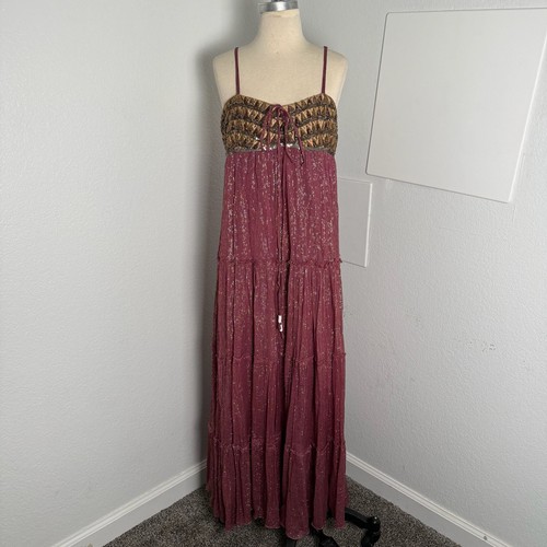 Altar state maxi - dress, plum