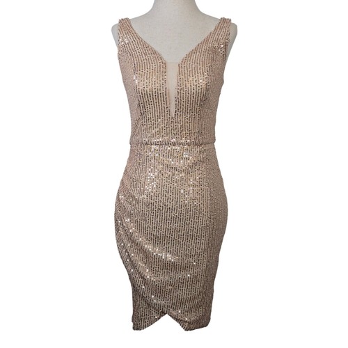Grace karin rose gold - gold, sequin