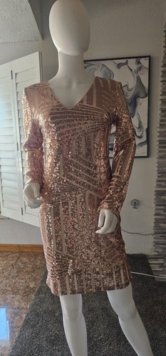 Rose gold sequin - sequin, miss